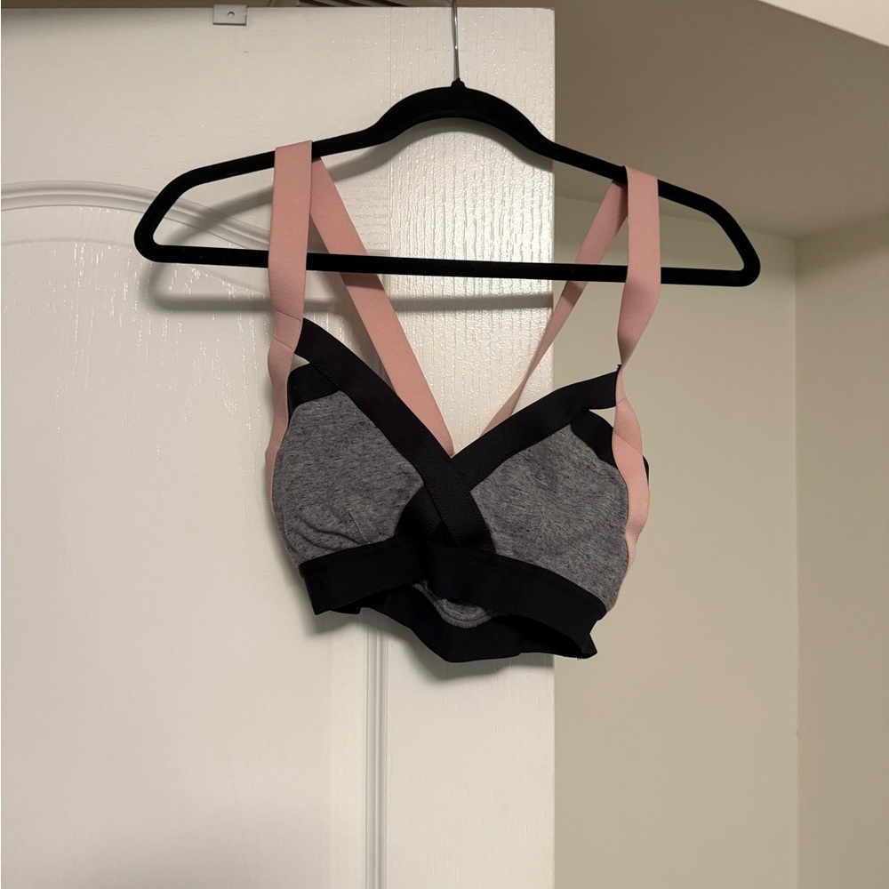 Stylish Black and Pink Women's Bralette